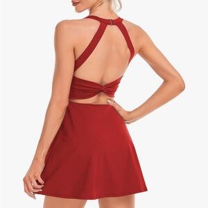 Athletic Tennis Dress with Built in Shorts